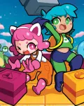 Pushy and Pully in Blockland