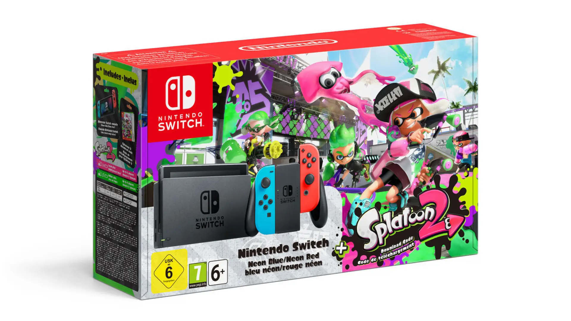 Nintendo Switch + Splatoon 2 - Nuevo pack y accesorios oficiales