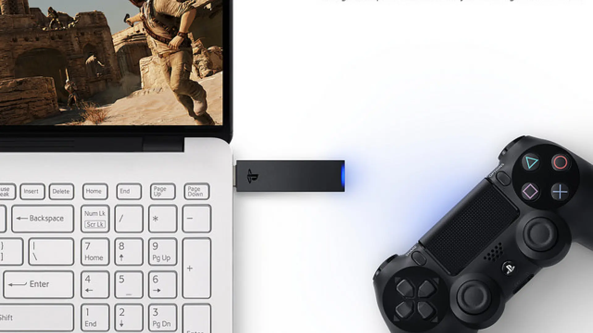 Extusb Dualshock Sony presenta un adaptador inalámbrico USB para el DualShock 4