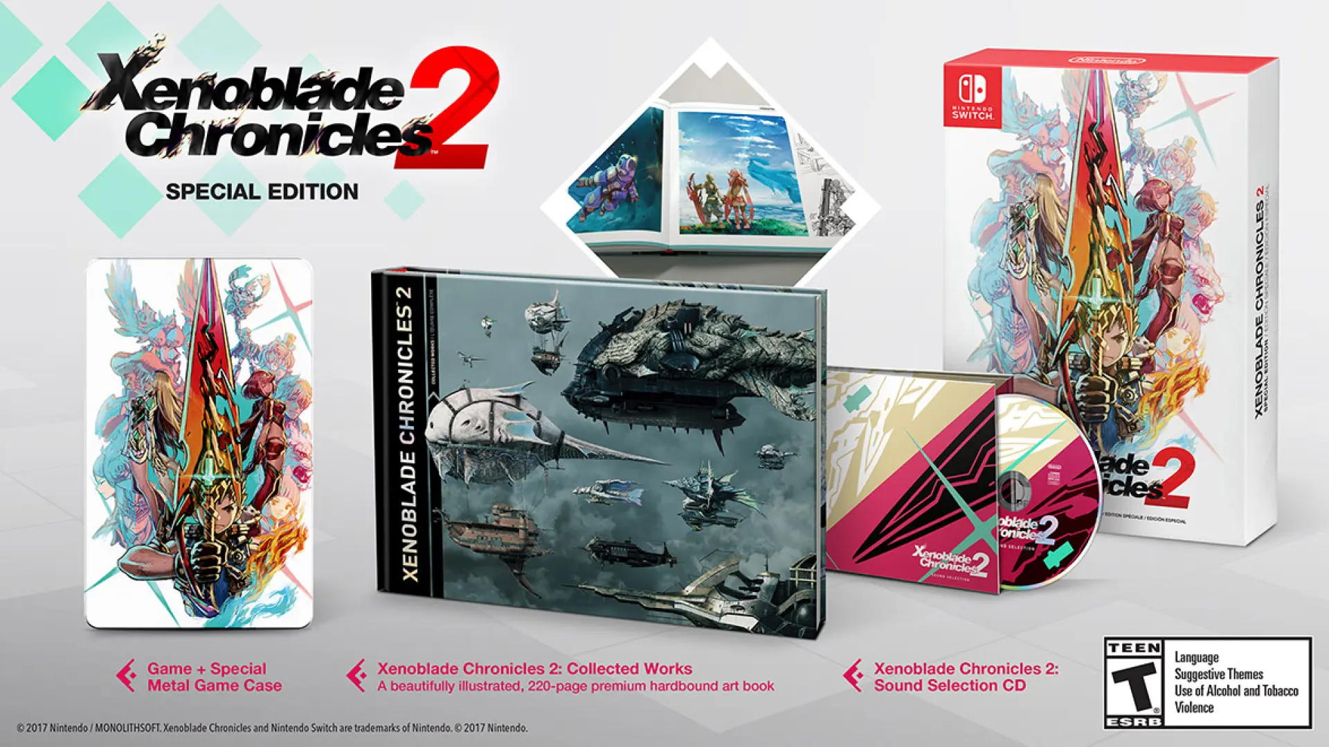 Unboxing de la edición coleccionista de Xenoblade Chronicles 2
