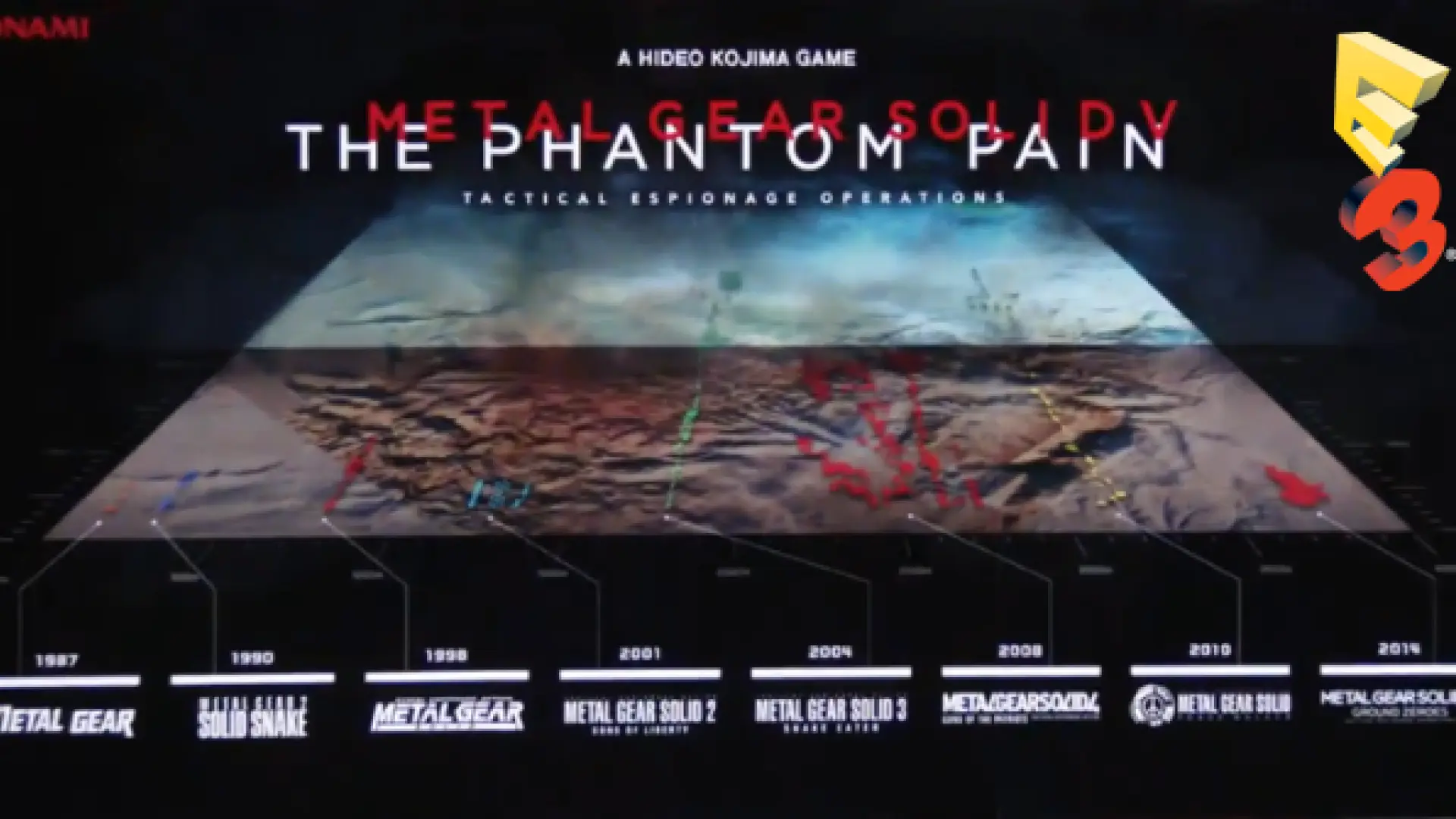 Ms5 Map E3 2014: El tamaño del mapa de Metal Gear Solid V: The Phantom Pain
