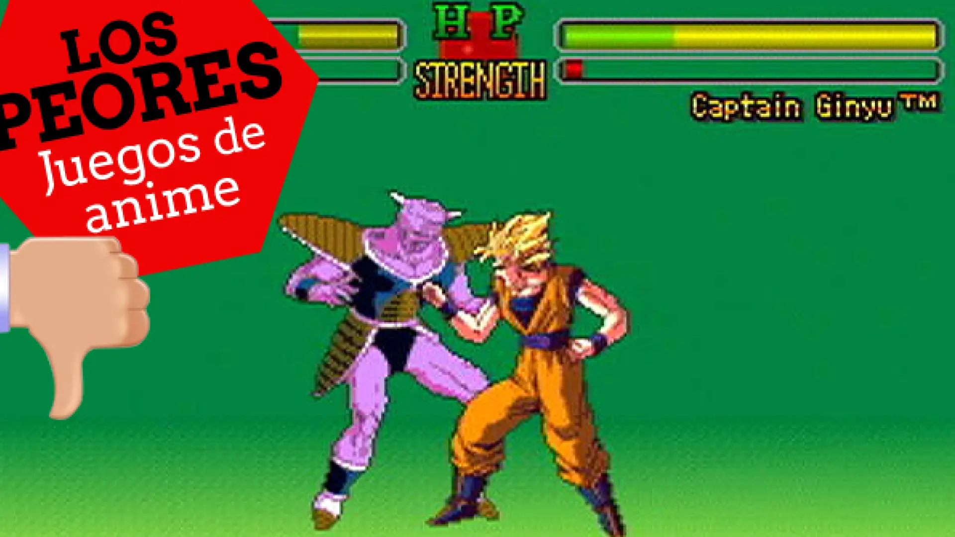 Los 10 peores juegos de anime