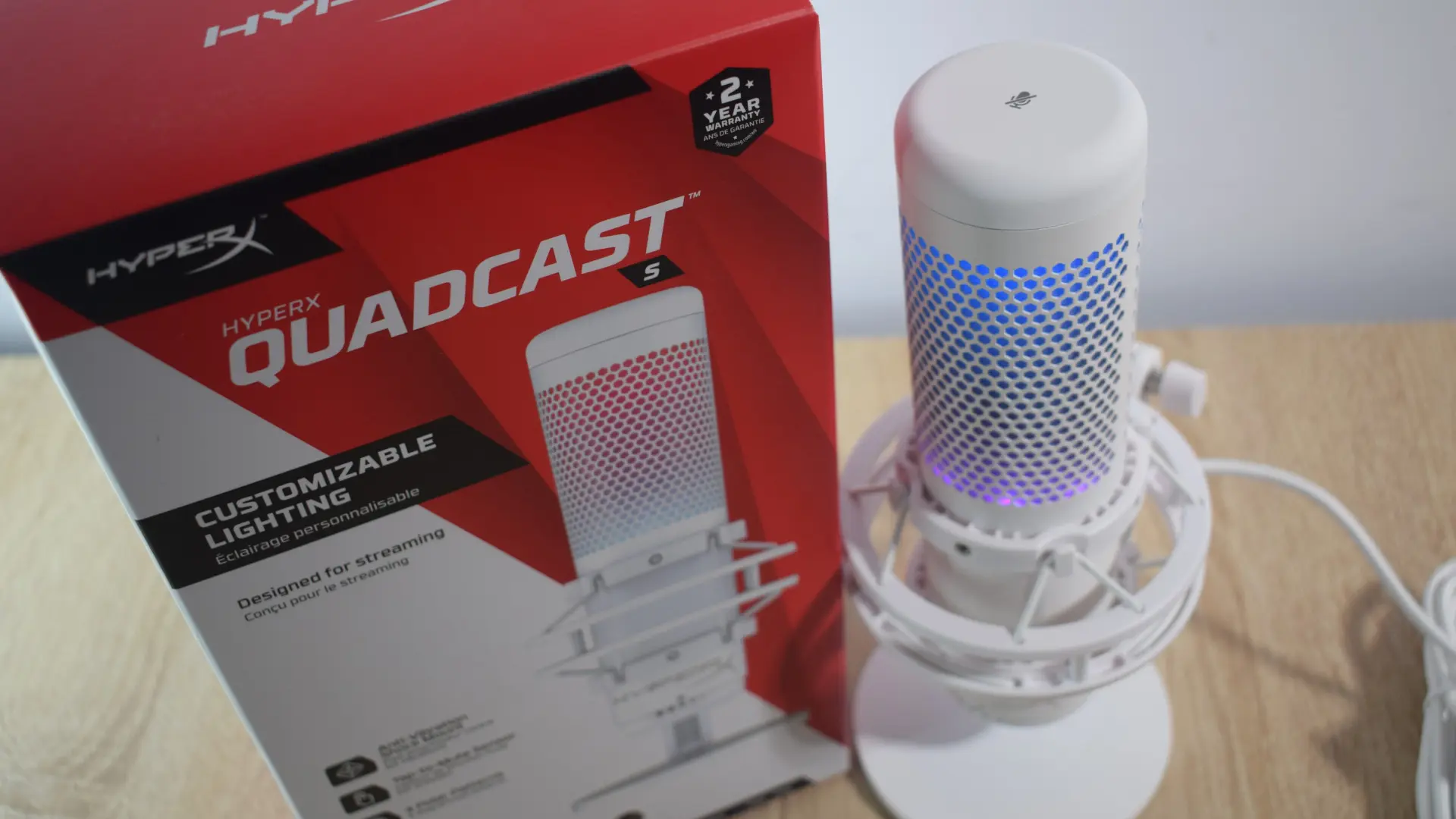Análisis del HyperX Quadcast S White Edition: el micrófono ideal