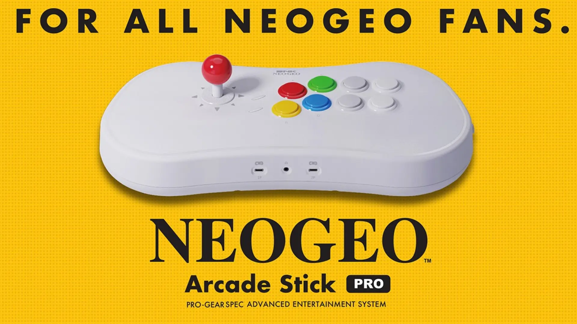 NeoGeo Arcade Stick Pro, a la venta el 11 de noviembre en Japón y