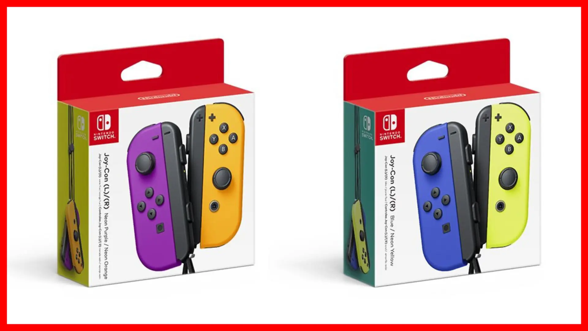 Nintendo switch 本体＋Joy-Con Nintendo Switch OLED 64GB NEON Red Blue Joy Con Newest Version +