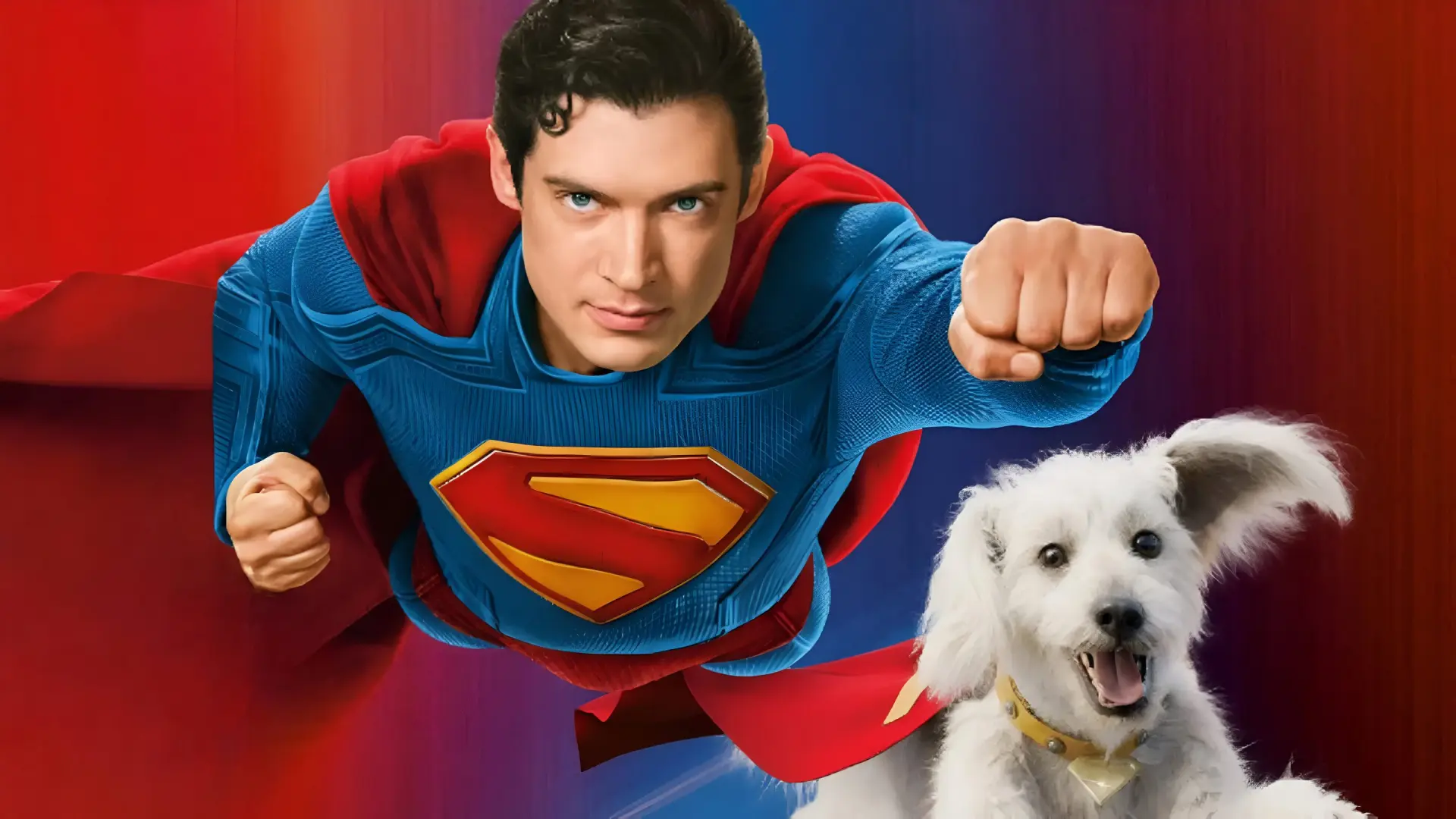 Sale a la luz una nueva y tierna imagen del Superman de James Gunn junto a  su fiel amigo Krypto