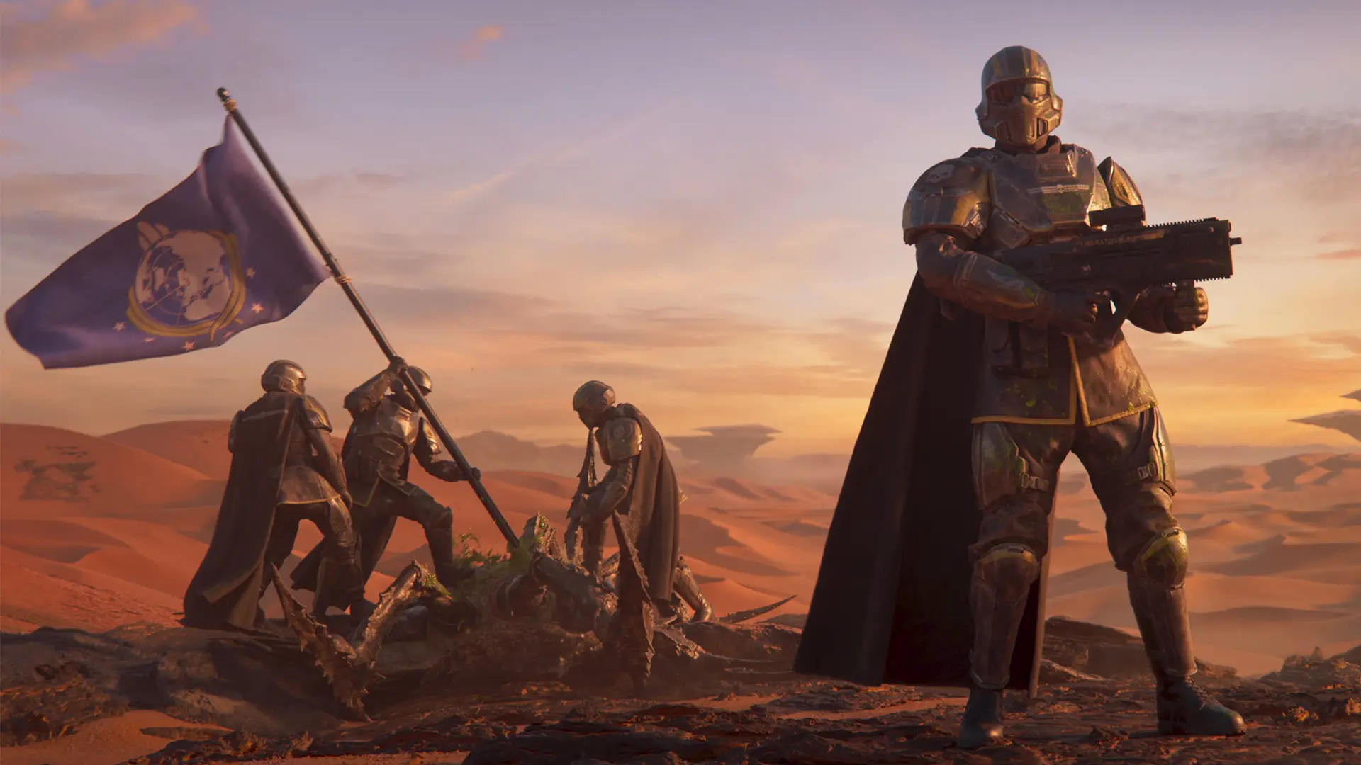 Helldivers hace oficial el fichaje de Alan Ritchson, actor de Reacher, como reemplazo de Jason Momoa, pero también confirma malas noticias