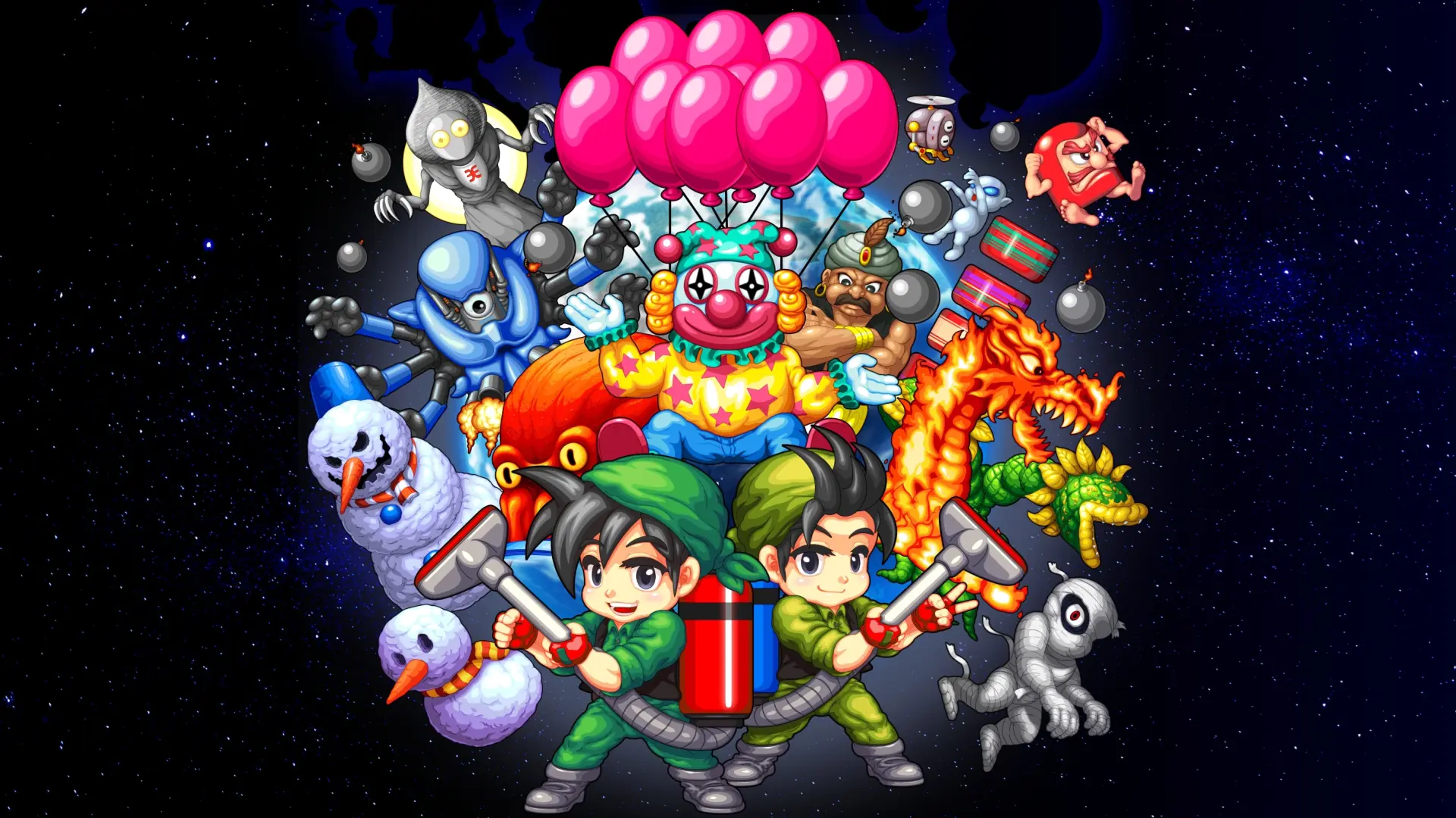 
         Tumblepop regresa con Tumblepop Memories, un remake de la recreativa de Data East para Nintendo Switch 
    