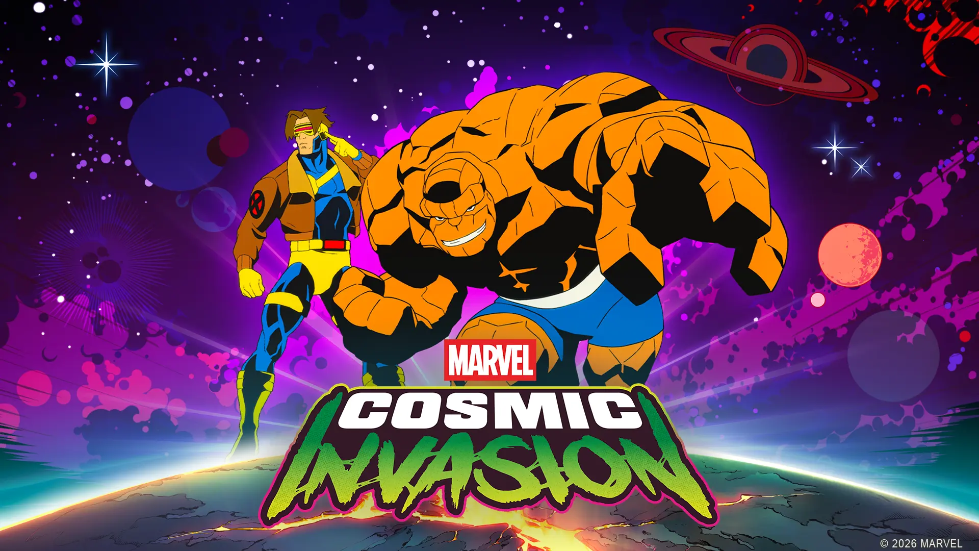 
         Marvel Cosmic Invasion recibe a Cíclope y La Cosa y celebra su éxito de ventas con el anuncio de dos DLCs 
    