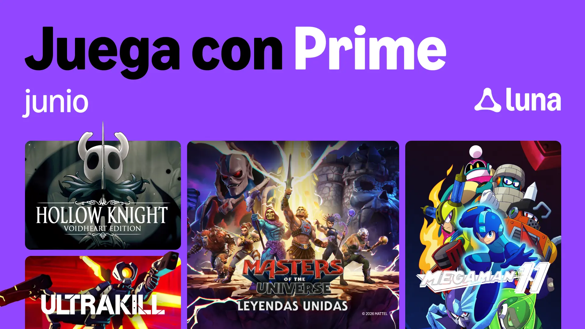 
         Amazon Luna anuncia sus novedades de junio, con Masters del Universo a la cabeza, y los juegos de Prime Gaming,como Mafia 3 DE o Tomb Raider IV-VI 
    