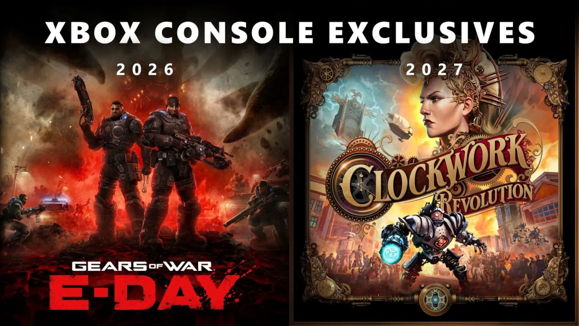 
         Los exclusivos de Xbox han vuelto para quedarse: Gears of War E-Day y Clockwork Revolution solo son los primeros 
    