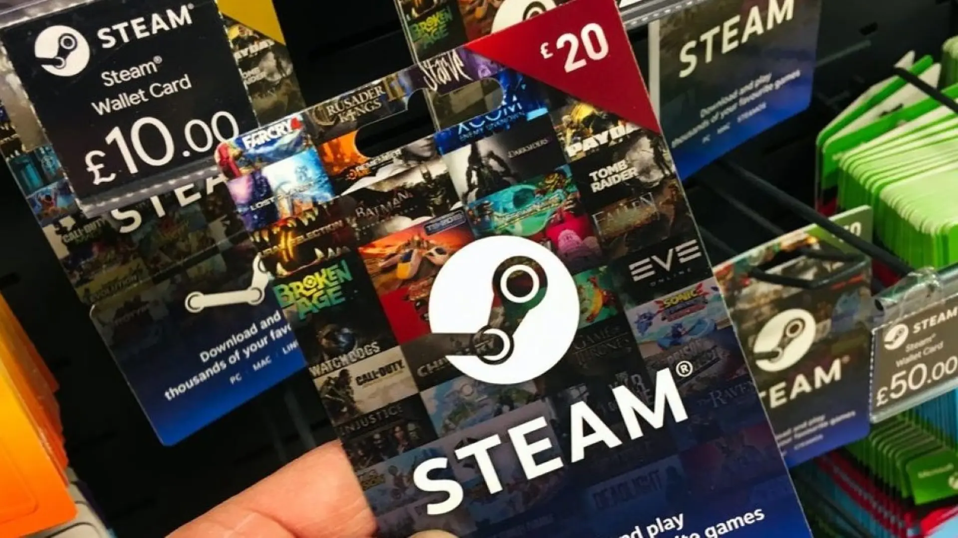 
         Valve pone fin a las tarjetas físicas de Steam por culpa de los estafadores: dejarán de estar disponibles en tiendas a finales de año 
    