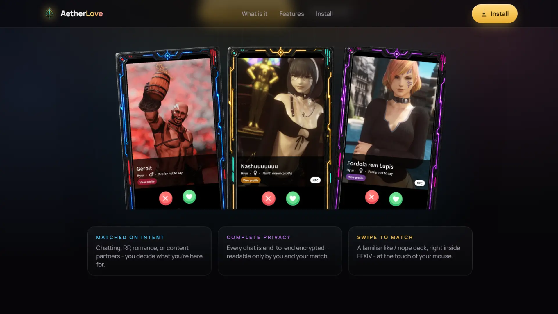 
         Los jugadores de Final Fantasy XIV crean su propia versión de Tinder, una aplicación para encontrar jugadores para raids "y lo que surja" 
    