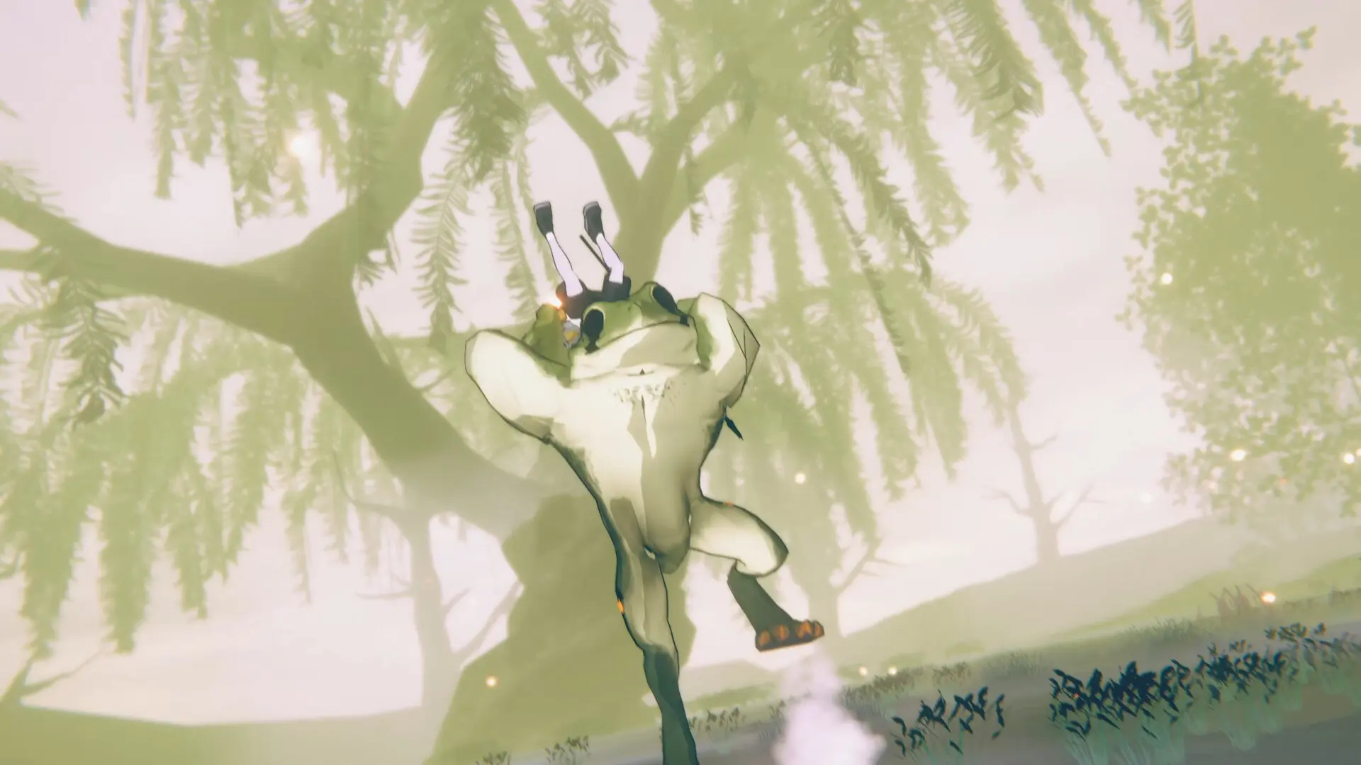 
         Si Naruto y Smash Bros tuvieran un hijo, sería este juego de "acción con ranas" que causa furor en Steam 
    