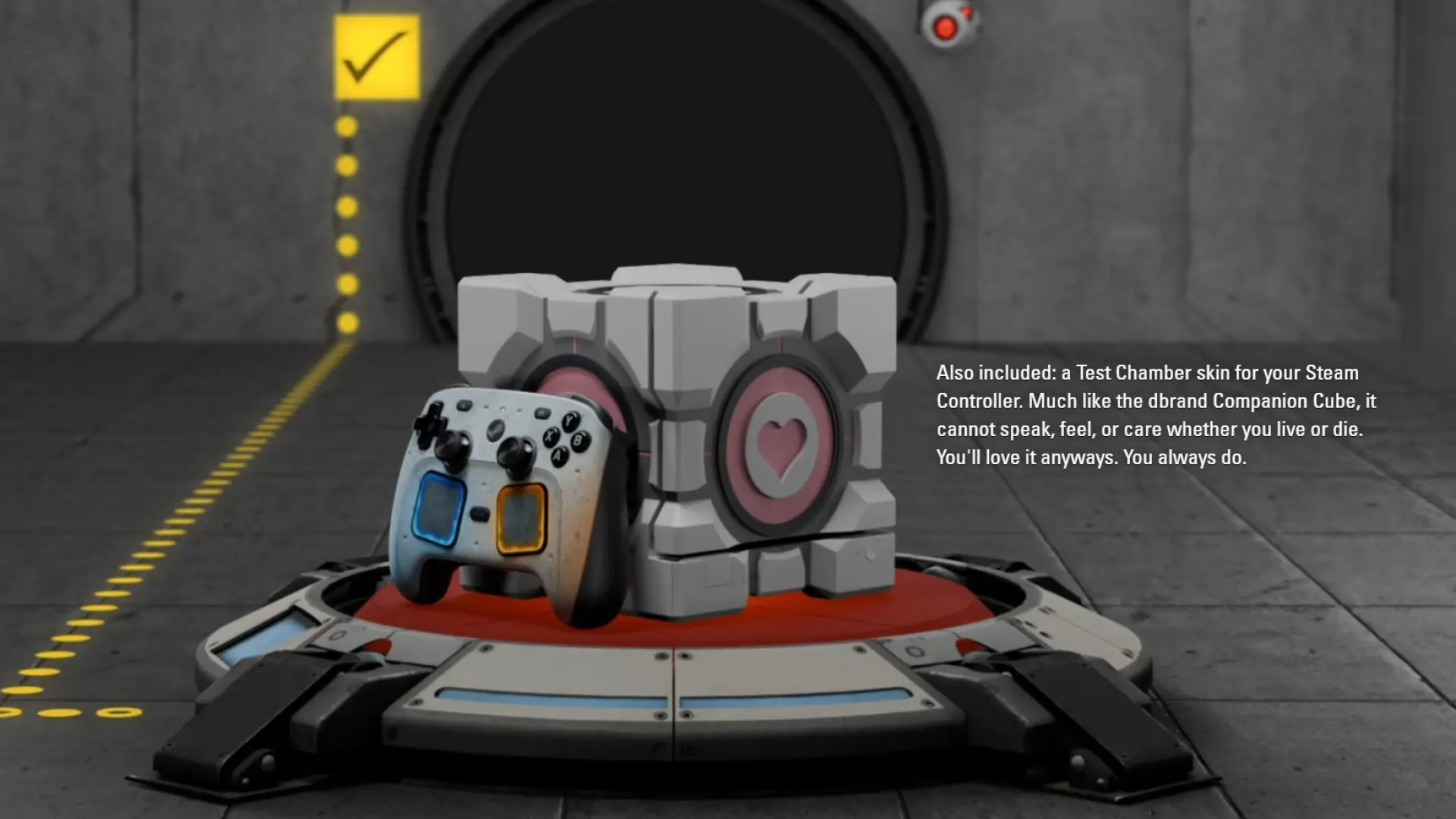 
         Valve acaba con uno de los accesorios más chulos de Steam Machine, el Companion Cube, por problemas de derechos 
    