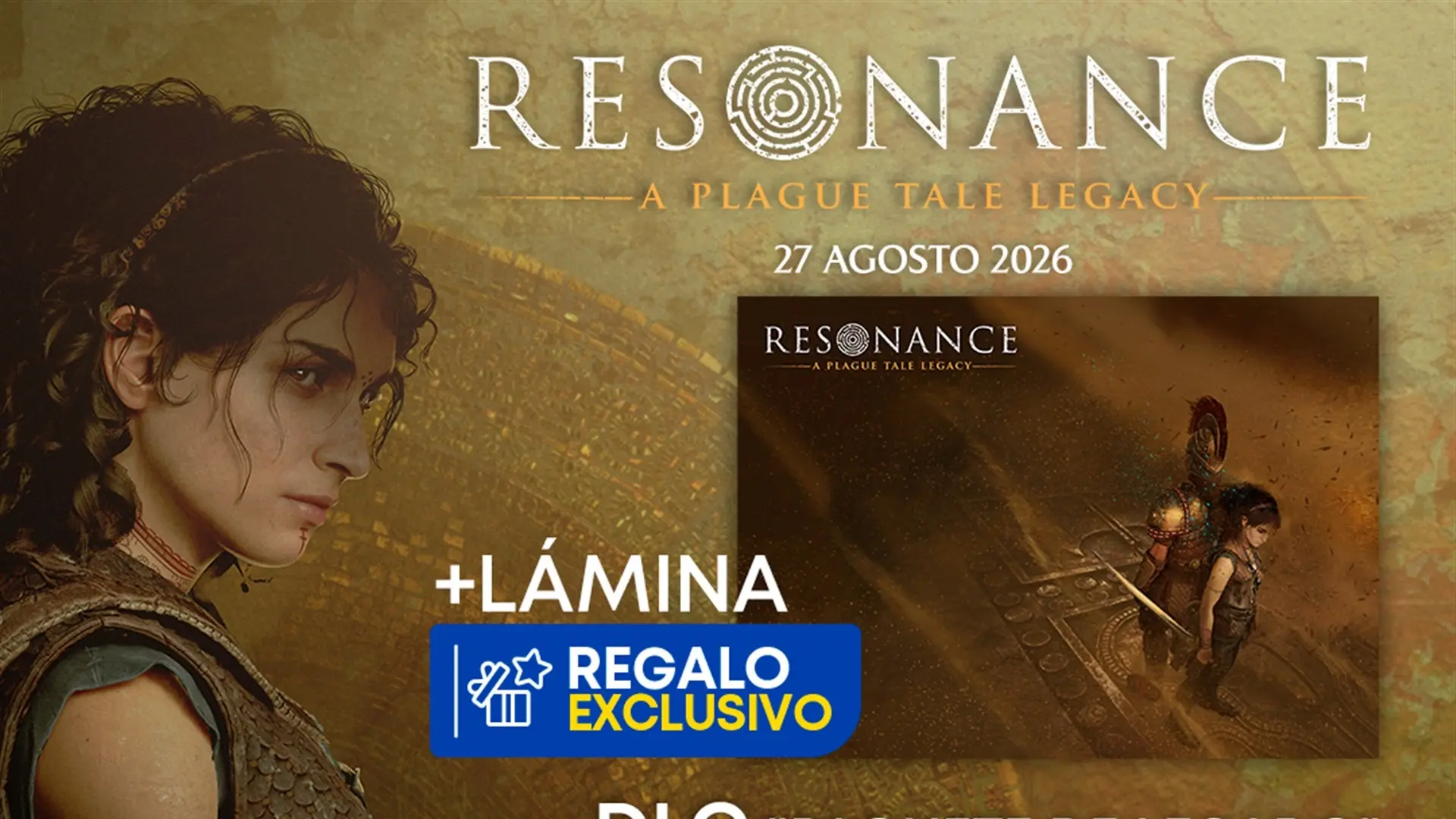 
         Reserva Resonance: A Plague Tale Legacy en GAME y llévate una lámina exclusiva de regalo 
    