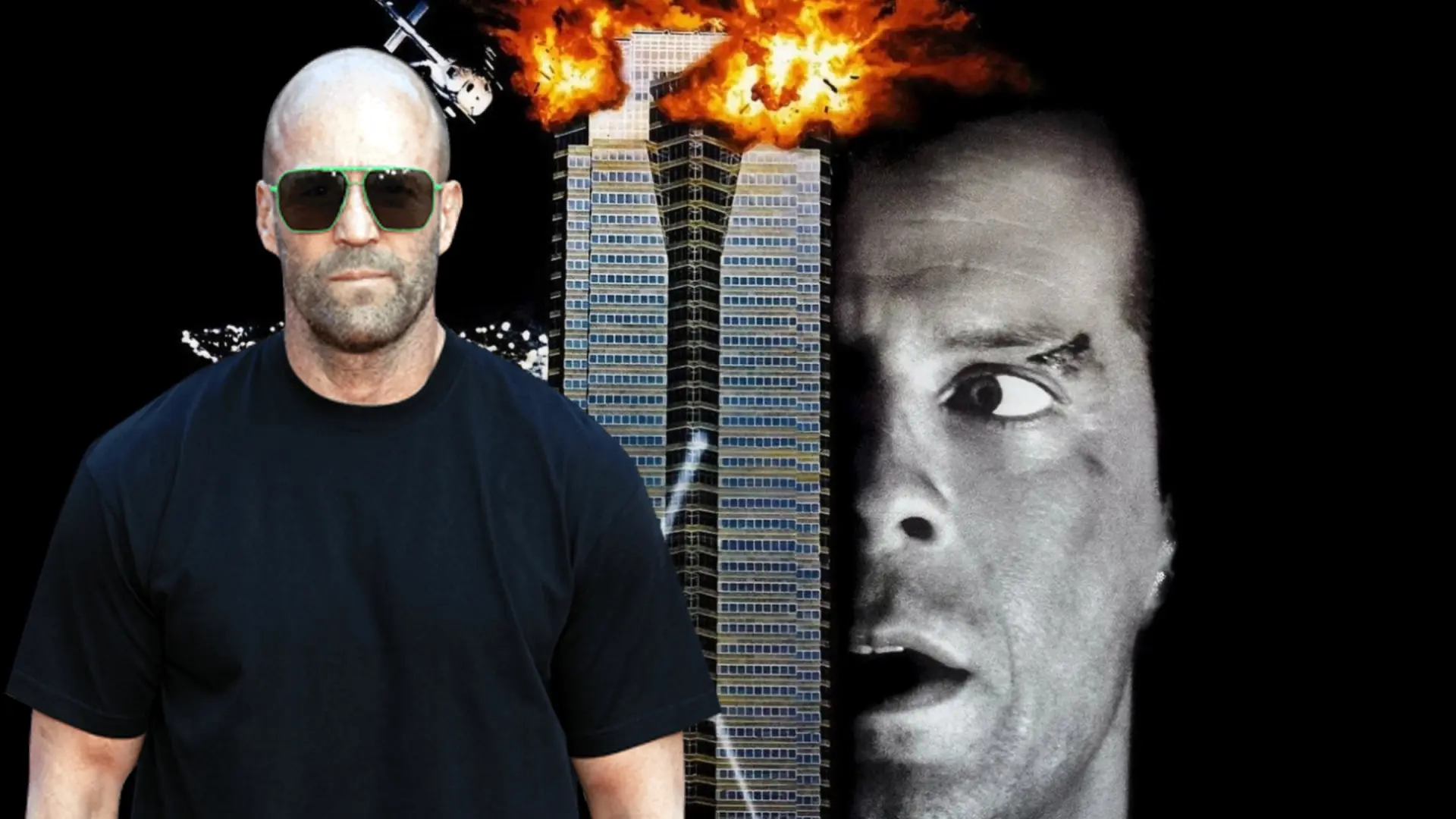 Jason Statham se hace Bruce Willis en póster de El motín