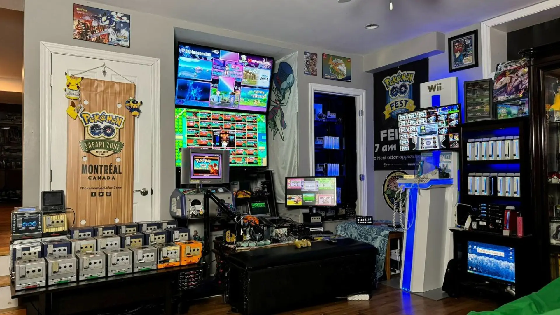 
         Un coleccionista de Pokémon shiny crea una plataforma con 58 consolas para encontrar un Golduck y capturarlo sin que escape 
    