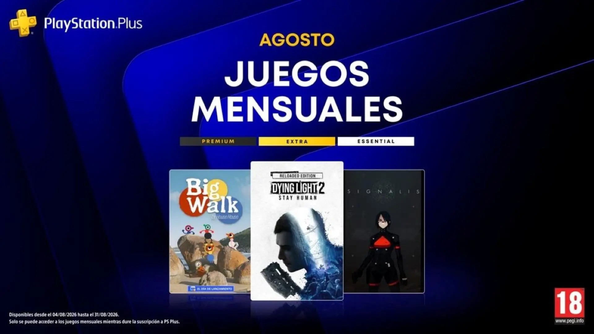 
         Anunciados los juegos gratis de PS Plus en agosto de 2026 con Dying Light 2 y dos indies muy distintos, ante una nueva oleada de críticas por el fin de los discos 
    