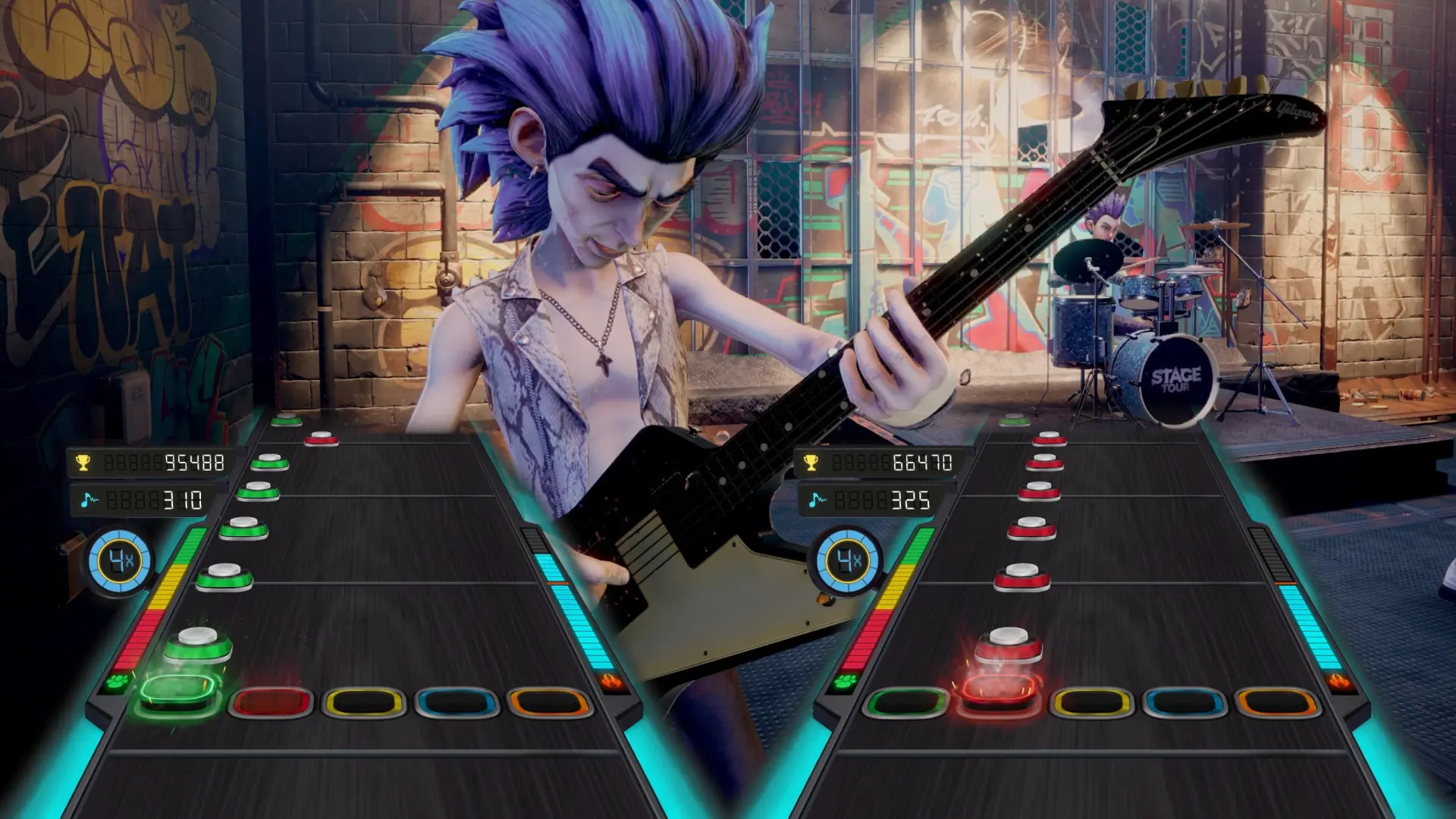 Stage Tour, el sucesor espiritual de Guitar Hero, se lanza en diciembre solo o en packs con guitarra o batería