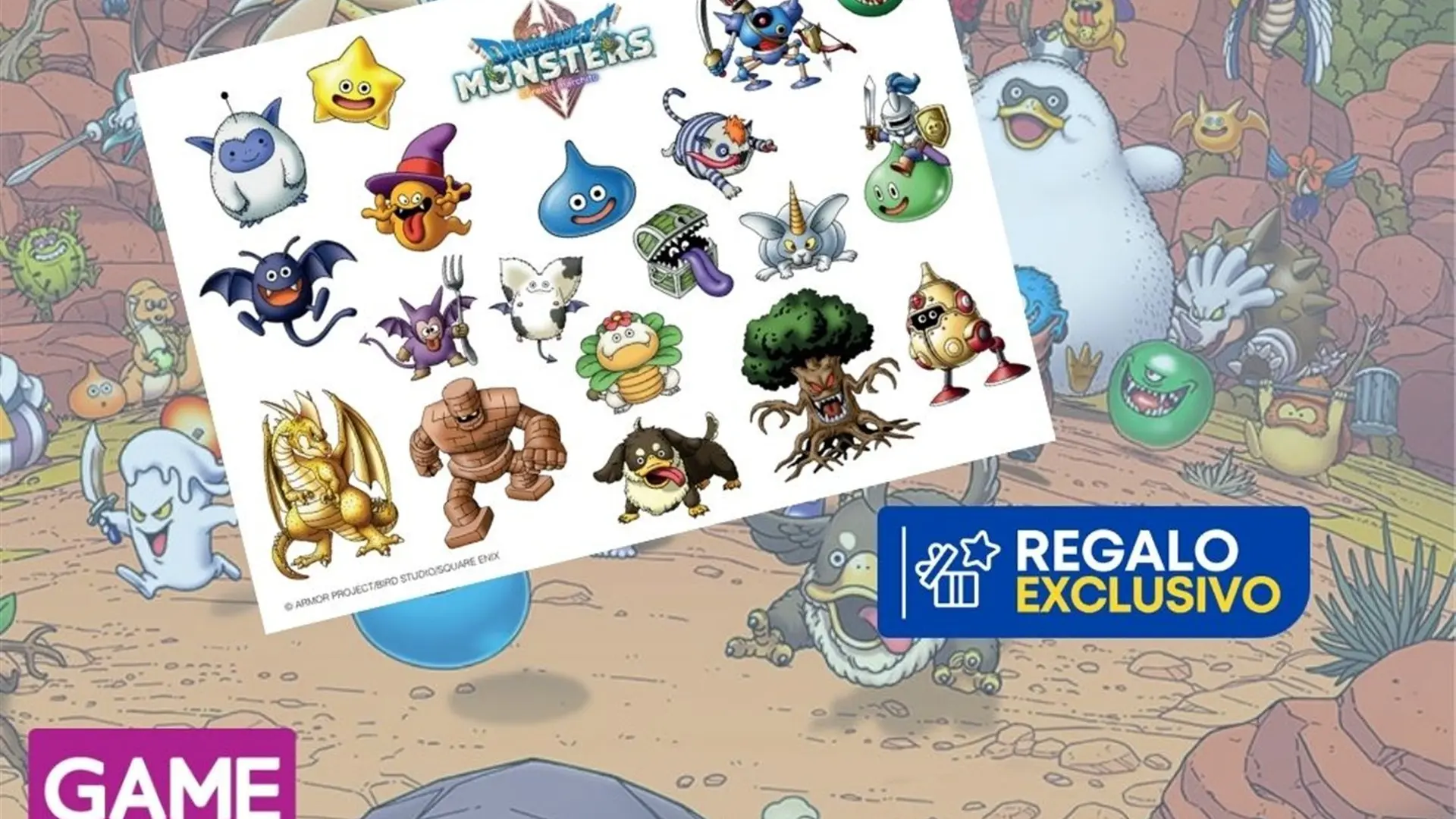 
         Reserva Dragon Quest Monsters: El Reino Marchito en GAME y consigue unas pegatinas exclusivas de regalo 
    