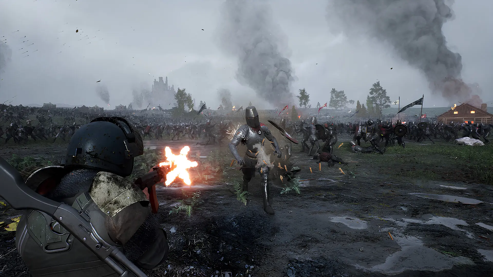 
         Kingmakers, el juego de acción medieval con armas de fuego y vehículos como tanques o deportivos, vuelve a mostrar su mejorada jugabilidad, aunque sigue sin fecha 
    