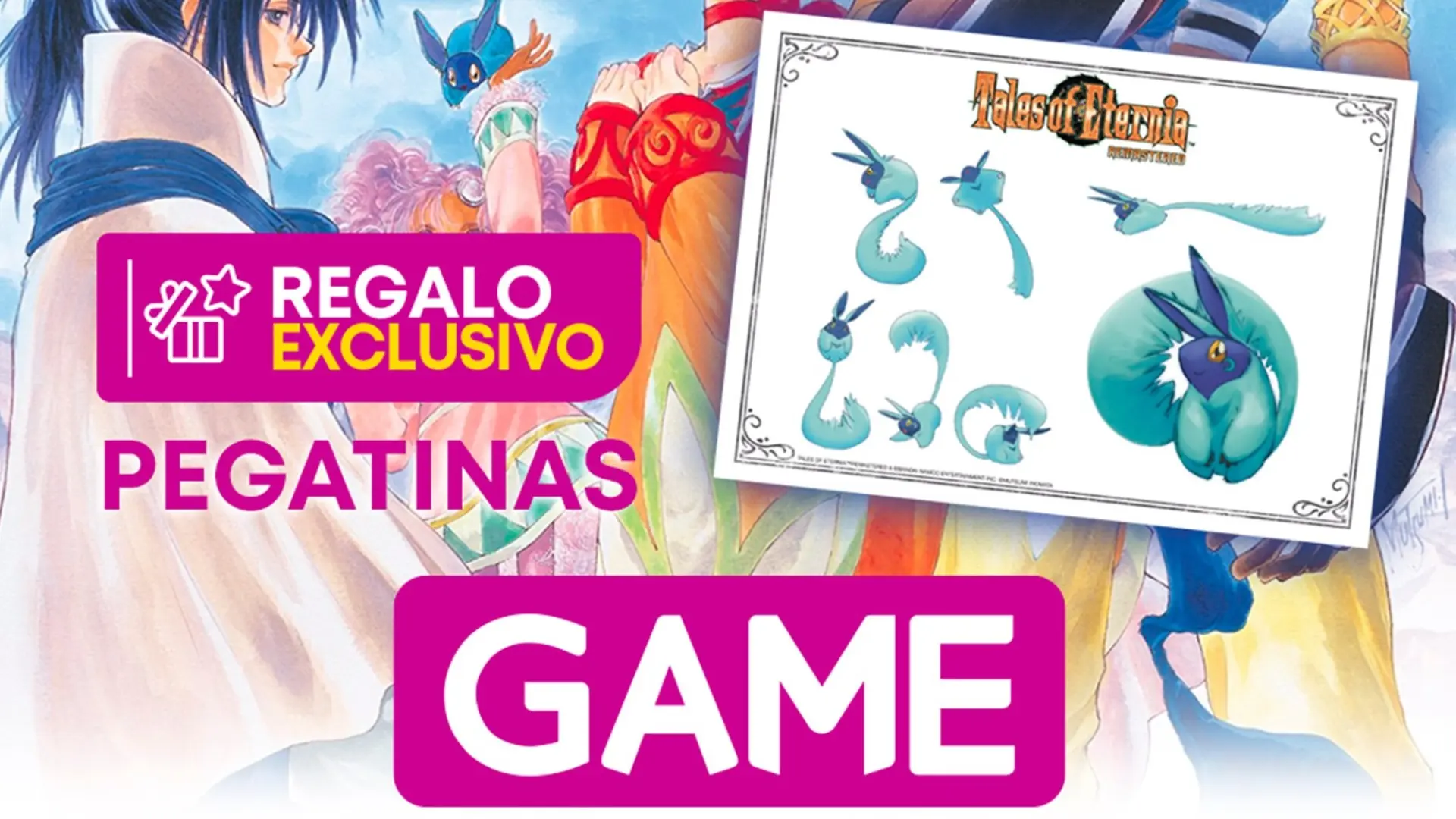 
         Reserva Tales of Eternia Remastered en GAME y llévate un set de pegatinas exclusivo de regalo para celebrar sus 25 años 
    