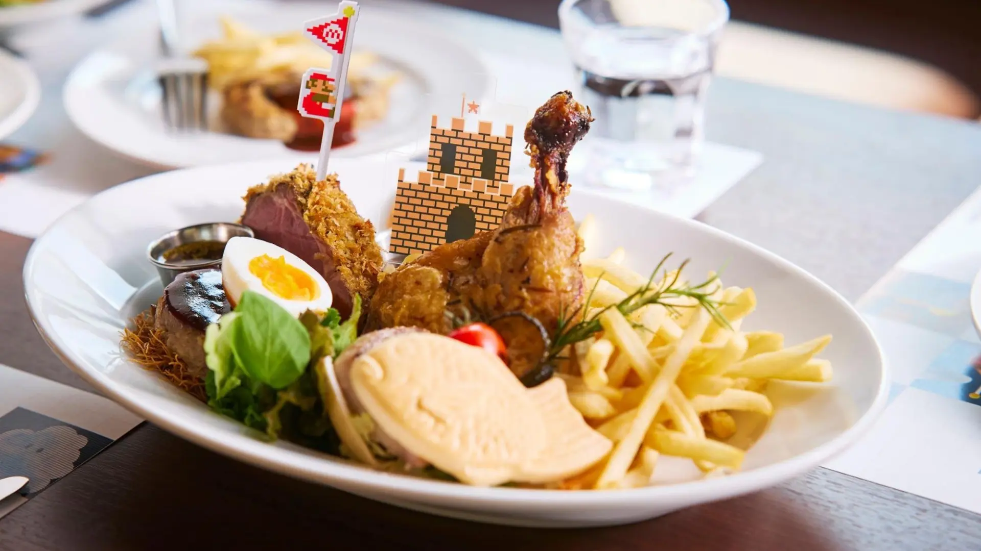 El museo Nintendo abre las puertas de su restaurante familiar, petado de objetos de las sagas de Nintendo y platos con guiños a sus juegos y personajes estrella