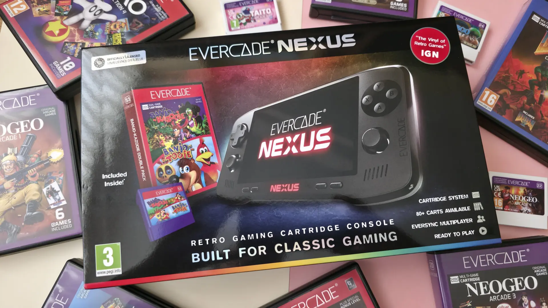 Análisis Evercade Nexus, el coleccionismo de cartuchos retro sube de nivel con un modelo muy superior y sensaciones más premium