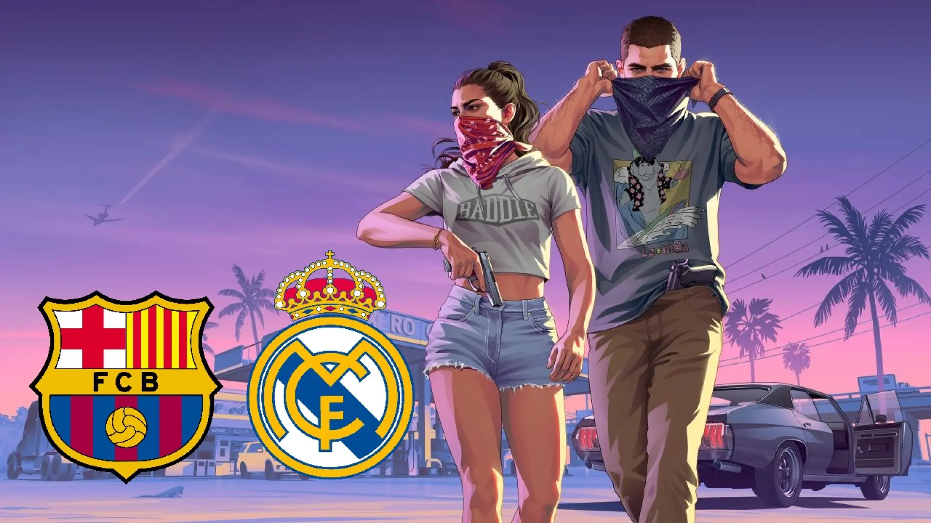 El marketing de GTA 6 se estrena en España con el Clásico entre el Barcelona y el Real Madrid: el juego de Rockstar estuvo presente en el Camp Nou