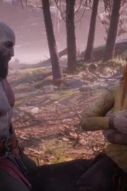 God of War: Ragnarok - Kratos y Faye