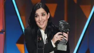 Alauda Ruiz de Azúa con su Goya 2026