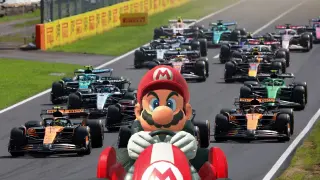 Fórmula 1 promociona el GP de Japón con un genial anuncio que podría enfurecer a Nintendo