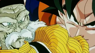 Dr. Gero y Goku en Dragon Ball Z