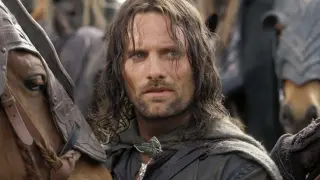 Viggo Mortensen como Aragorn en la trilogía de El señor de los anillos