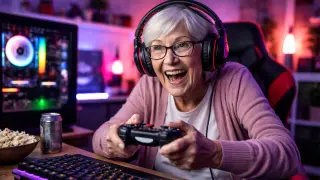 Una abuela gamer pone en alerta a las autoridades