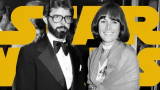 Marcia Lucas y George Lucas de Star Wars