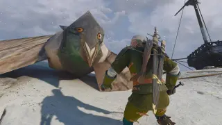 The Witcher 3 Remastered - Mod con la paloma 'Low-Poly'