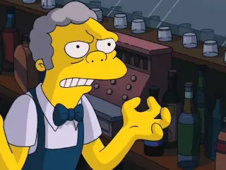 Moe Szyslak de Los Simpsons