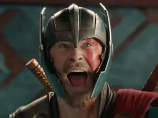 Thor en una escena de 'Thor Ragnarok'.