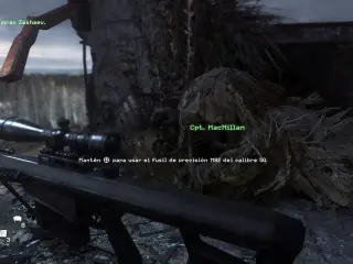 Call of Duty Modern Warfare Remastered gameplay de francotirador
