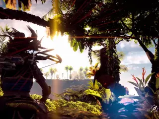 Horizon Zero Dawn - Gameplay PS4 Pro 4K