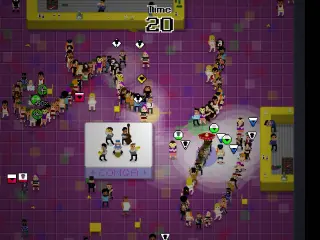 Hasta cuatro jugadores podrán medir su habilidad para la conga, tanto en cooperativo como en competitivo.