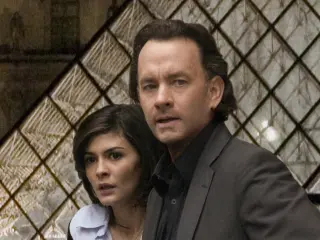 Audrey Tautou y Tom Hanks en El código Da Vinci (2006)
