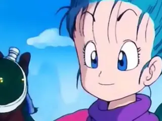 Bulma con el radar Dragon Ball