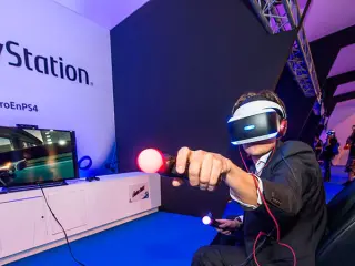 PlayStation VR fue una de las sensaciones del stand de PlayStation