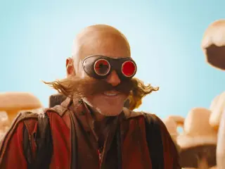 Jim Carrey como Robotnik en Sonic: La película