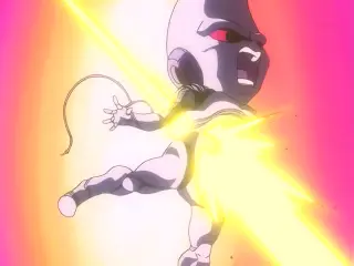 Baby lucha contra los saiyans en el episodio 22 de Dragon Ball GT
