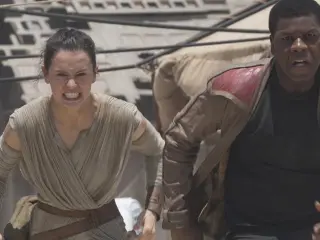 Rey y Finn en el universo Star Wars