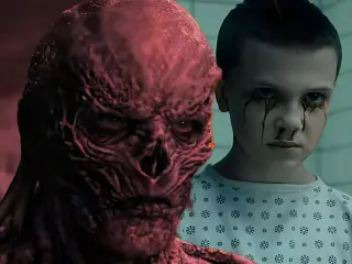 Vecna y Once en Stranger Things